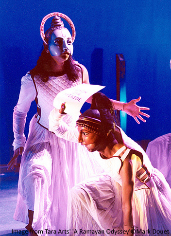 Production photograph of A Ramayan Odyssey by Tara Arts