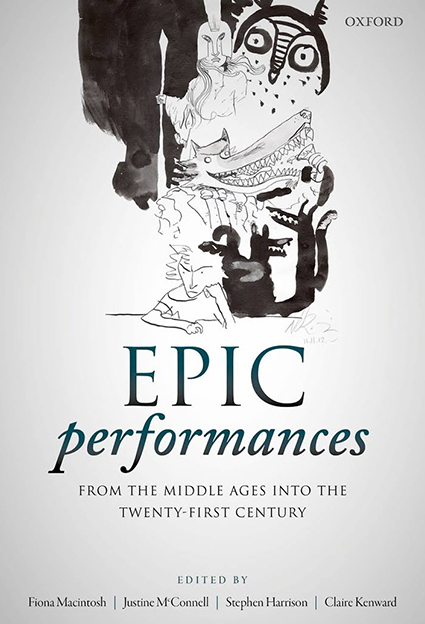 Front cover to Epic Performances. Links to OUP website