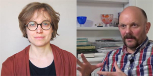 Photographs of Ezra Baudou (left) and Struan Leslie (right)