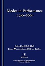 Front cover of Medea in Performance. links to Routledge website