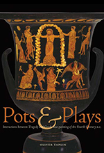 Front cover of Pots and Plays. Links to Getty publications website