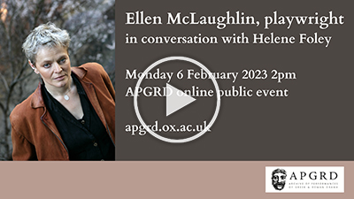 Links to YouTube recording of the Ellen McLaughlin talk