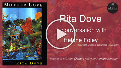 Links to YouTube recording of the Rita Dove talk
