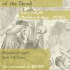 Poster for Tanya Pollard's lecture: Actors and the Remains of the Dead