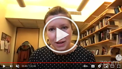 Screenshot from Naomi Weiss' lecture, linking to YouTube