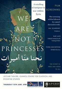 Poster for APGRD 2019 event, We Are Not Princesses