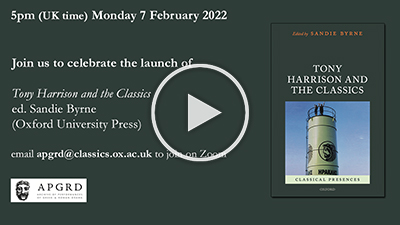 Links to YouTube recording of the online book launch