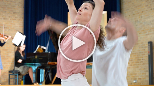 Screenshot from Dancing with Apollo residency documentary by Rocio Chacon, links to YouTube