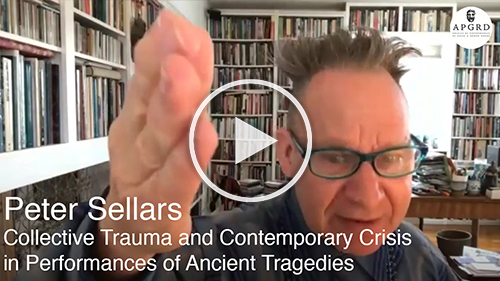 Screenshot of Peter Sellars, linking to YouTube